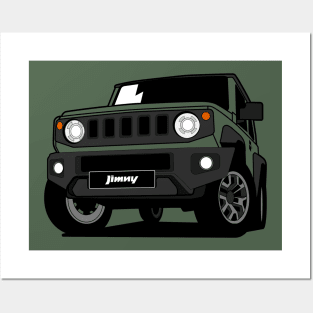 Green Jimny Posters and Art